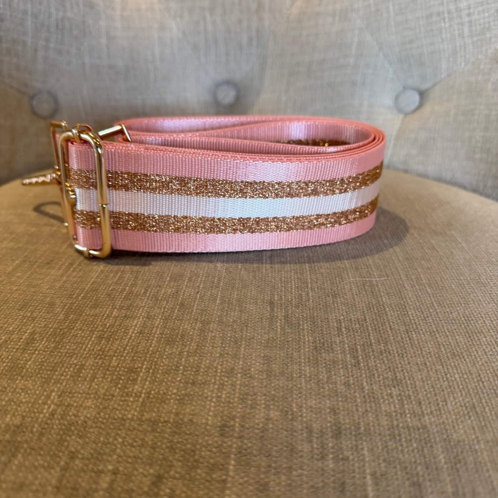 Pom Pom London Pink & Rose Gold Strap - NWT